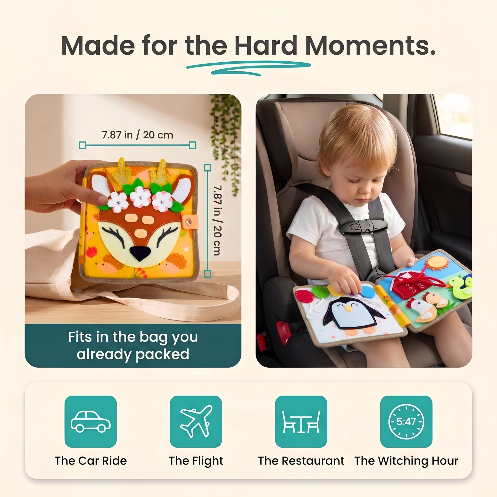 Toddla™ Deer Busy Book