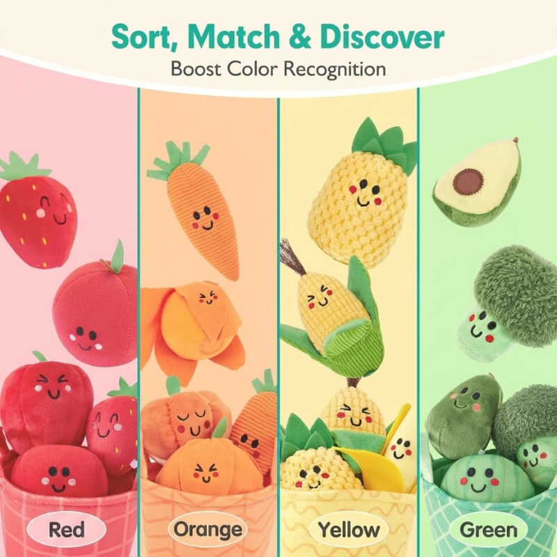 Toddla™ Sensory Fruits & Veggies Sorting Set