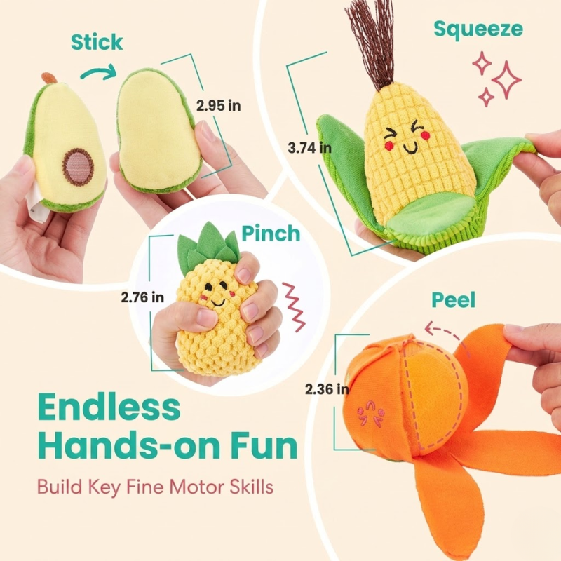 Toddla™ Sensory Fruits & Veggies Sorting Set